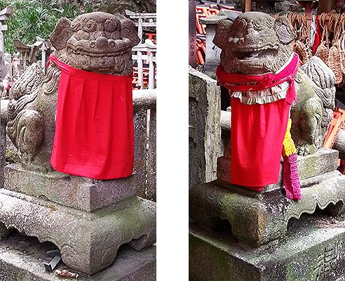 Komainu, Fushimi Inari Taisha, Kyoto (Foto: © 2013 fduprel)