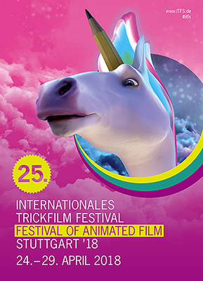 Plakat: ITFS 2018 (© Film- und Medienfestival gGmbH, Stephanstraße 33, D-70173 Stuttgart)